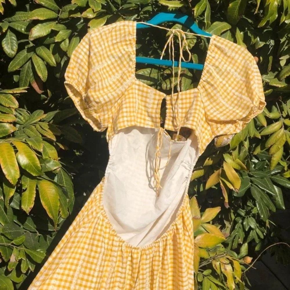 Yellow mini dress CIDER 🌻 - Picture 2 of 4
